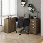 Escrivaninha Home Office Denver Luxo 2 Portas 3 Gavetas