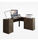 Escrivaninha Home Office Denver Luxo 2 Portas 3 Gavetas