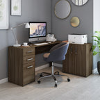 Escrivaninha Home Office Denver Luxo 2 Portas 3 Gavetas