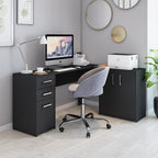 Escrivaninha Home Office Denver Luxo 2 Portas 3 Gavetas