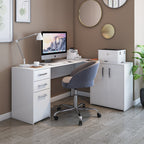 Escrivaninha Home Office Denver Luxo 2 Portas 3 Gavetas