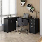 Escrivaninha Home Office Denver Luxo 2 Portas 3 Gavetas